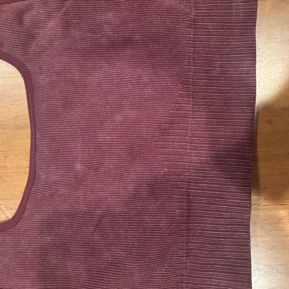 JoyLab Maroon Ribbed Tank - Picture 2 of 5